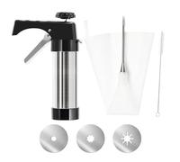 Churro extrusor para preparación de alimentos tradicional española, máquina de acero inoxidable, práctica prensa de galletas, utensilio para hornear churros