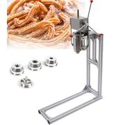 Churros Maker, relleno manual de postre de acero inoxidable con boquillas para uso comercial en restaurantes y cafeterías