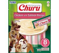 Churu 8P Receta de Pollo y Salmón Puré para Perros 160 gr