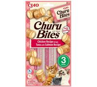 Churu Bites Receta de Atún con Salmón para Gatos 3 x 10 gr