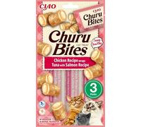 Churu Bites Snack para Gatos 12x3x10 Gr (Atún con Salmón)
