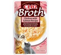 Churu Broth Sopa de Pollo con Salmón Sobre Gatos 40 gr
