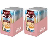 CHURU Cat Chicken Broth Salmon Display 12X40GR (Paquete de 2)