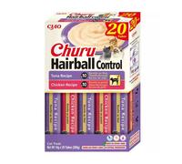 Churu Cat Hairball Control Caja Variedades Atún Y Pollo 20 Uds