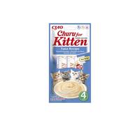 Churu Cat Kitten Atún 4x14g - Snack Cremoso Natural para Gatitos