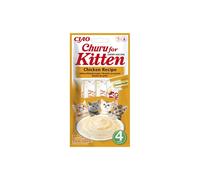 Churu Cat Kitten Pollo 4x14g - Snack Cremoso Natural para Gatitos