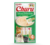Churu Puré Receta de Atún con Pollo para Gatos 4 x 14 gr