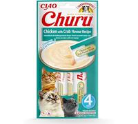 CHURU Cat Receta DE Pollo con Cangrejo 4X 14GR (Paquete de 5)