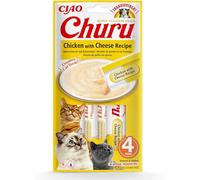 CHURU Cat Receta DE Pollo con Queso 4X 14GR (Paquete de 5)