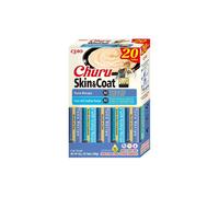 Churu Cat Skin & Coat Caja Variedades Atún 20x14g - Snack Funcional para Piel y Pelo de Gatos