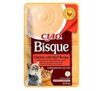 Churu CIAO Bisque Pollo y Ternera Puré para Gatos 12 x 40 gr