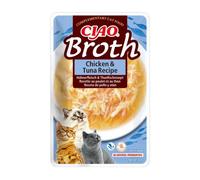 Churu CIAO Broth Pollo y Atún Caldo para Gatos 12 x 40 gr
