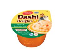 Churu Dashi Delights Receta Pollo y Copos de Bonito Caldo para Gatos 70 gr