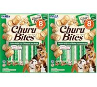CHURU Dog Bites Receta DE Pollo con ATUN 8X 12GR (Paquete de 2)