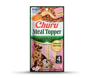 Churu Dog Meal Topper Receta de Pollo con Salmón para Perros 56 gr