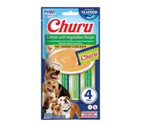 Churu Dog Salmón con Verduras para Perros 4 x 14 gr