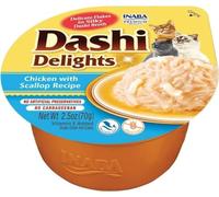 Churu Gato Dashi Delights Alimento Húmedo para Gatos (Pollo con Vieira)