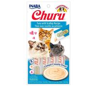Churu Puré Receta de Atún Con Vieira para Gatos 4 x 14 gr