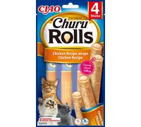 Churu Rolls Receta de Pollo Barritas para Gatos 12 x 40 gr