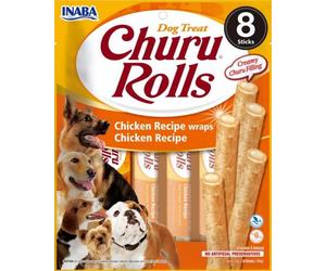 Churu Rolls Receta de Pollo para Perros 8 x 12 gr