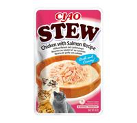 Churu Stew Receta Pollo y Salmón Sobre Gatos 12 x 40 gr