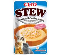 Churu Stew Receta Pollo y Vieira Sobre Gatos 40 gr