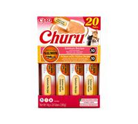 CHURU Surtido Salmón (20x14 gr) - Snack para Gatos con Salmón Real Sin (Salmón y Salmón con Pollo)