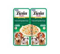 Churu Twin Packs Receta Pollo con Verduras para Perros 12 x 80 gr