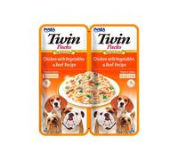 Churu Twin Packs Receta Pollo con Verduras y Ternera para Perros 80 gr