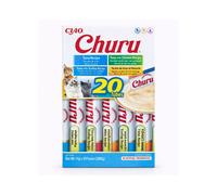 CHURU Variedad de Atún (20x14 gr) - Snack Húmedo para Gatos (Atún, Atún con Pollo, Atún con y Atún con Queso)
