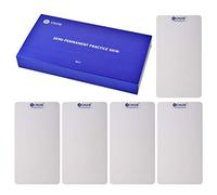 CHUSE Tattoo Practice Skin Sheet Blank Plain Double Side 26cmx14.5x0.18cm （5 pieces of pack）