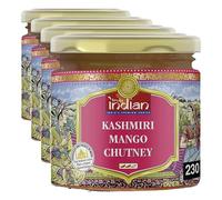 Chutney de mango, Cachemira, caliente - 230 gr (Paquete de 4)