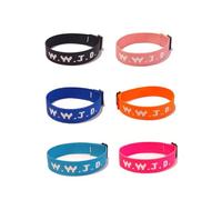CHUU YUNG WWJD Pulseras con texto en inglés "What Would Jesus Do", pulseras trenzadas de amistad a juego, inspiradoras, religiosas, cristianas, joyería de protección para mujeres, hombres, niñas