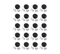 Chuuparts Kit de 20 ruedas de cubierta AM116299 AM133602 compatible con cortacésped John Deere 108 111 111H 112 655 112L 647A 657 657A 667 667A F525 F620 F680 F687 GS25 GS25 30 GS45 GS75 GT225 LT150