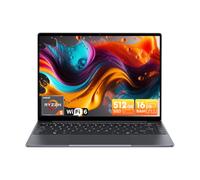 CHUWI Ordenador portátil para juegos, 16 GB RAM 512 GB SSD, AMD Ryzen 5 | Pantalla IPS de 14 pulgadas 2160 x 1440, teclado retroiluminado, WiFi6, BT 5.2, salida 4K a 60Hz, PC para juegos de oficina