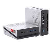 CHUWI UBox Mini PC para juegos, AMD Ryzen 5 6600H, 16GB RAM 512GB SSD | Radeon 660M GPU, Dual NIC, WiFi 6, BT 5.3, triple pantalla 4K, mini PC para juegos de oficina