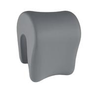 ChuYiElegance Almohada de Escritorio de Espuma Viscoelástica Multiusos, Ergonómica, para El Cuello, Reposacabezas, para Viajes, Coche, Casa, Oficina, Gris Oscuro, Individual