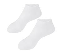 ChuYiElegance Calcetines de Gel de Silicona para Soporte de Los Dedos, Blanco M