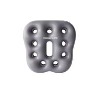 ChuYiElegance Cojín Inflable para Asiento Cojín Almohadilla de Coxis Cojín Ergonómico Cojín Tipo Dona Que Distribuye el Peso y Suaviza Sillas Fácil de Guardar y, Silver Gray