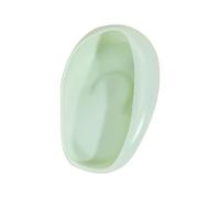 ChuYiElegance Dos Protectores de Silicona para Los Oídos, Orejeras para Teñir El Cabello, Herramientas Impermeables para Peluquerías, Verde