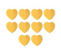 ChuYiElegance Esponja Exfoliante Facial, Borla, Discos Desmaquillantes Faciales de Pulpa de Madera, Esponjas Limpiadoras Reutilizables, Disco Desmaquillante, Esponj, Amarillo 10 piezas