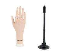 ChuYiElegance Maniquí de Mano, Modelo de Simulación de Mano, Dedos Flexibles, Soporte para Exhibir Joyas Y Organizar, Ideal para Vendedores de Artículos Par, Mano Derecha