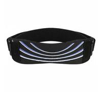 ChuYiElegance Soporte de Ajustable Correa Rodillera Tira Rotuliana Banda Patelar con Hebilla Segura y Tensión Regulable Adecuado para Bicicleta Senderismo Urbano, Negro-Borde Azul