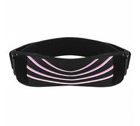 ChuYiElegance Soporte de Ajustable Correa Rodillera Tira Rotuliana Banda Patelar con Hebilla Segura y Tensión Regulable Adecuado para Bicicleta Senderismo Urbano, Negro-Rosa Fucsia