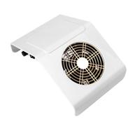 ChuYiElegance Ventilador Extractor de Polvo de Uñas, Colector de Polvo de Uñas, Colector de Polvo para Técnicos de Uñas de Salón de Manicura, Blanco