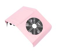 ChuYiElegance Ventilador Extractor de Polvo de Uñas, Colector de Polvo de Uñas, Colector de Polvo para Técnicos de Uñas de Salón de Manicura, Rosa