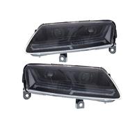 Chwqfuhf Conjunto Faros Aelanteros Para A6 Para A6L Para C6 Para S6 Para Q7 2005-2011 Luces Delanteras De Coche Faros LED Conjunto De Lámpara De Cabeza De Estilo(Negro,For Original Halogen)