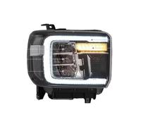 Chwqfuhf Conjunto Faros Aelanteros Para GMC Para Sierra 1500 2014-2018 Par Piezas Luz Personalización Automóviles Conjunto Faros Delanteros Coche LED Cabeza