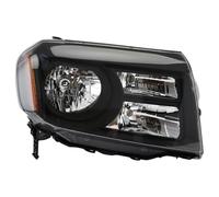 Chwqfuhf Conjunto Faros Aelanteros Para Pilot 2012-2015 Faros De Coche Carcasa Cromada Faros Delanteros Sin Bombilla Accesorios Halógenos(Right)