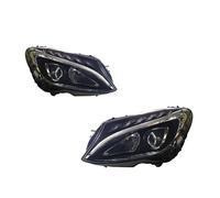 Chwqfuhf Faros Delanteros Para Benz Clase C W205 2015-2018 Versión Estadounidense Conjunto Faro Delantero LED Automóvil Lentes Proyector Faros Delanteros Automóvil(Original halogen)